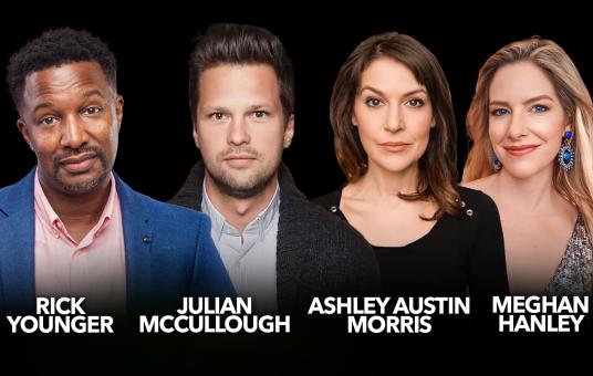 Julian McCullough, Ashley Austin Morris, Rick Younger, Meghan Hanley