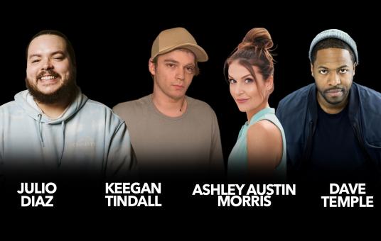 Dave Temple, Keegan Tindall, Ashley Austin Morris, Julio Diaz