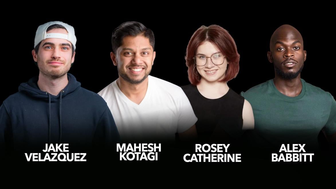 Mahesh Kotagi, Jake Velazquez, Rosey Catherine, Alex Babbitt