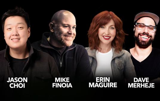 Dave Merheje, Mike Finoia, Erin Maguire, Jason Choi