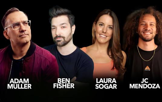JC Mendoza, Adam Muller, Ben Fisher, Laura Sogar