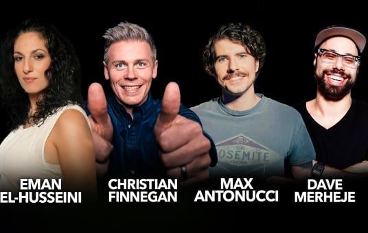 Max Antonucci, Christian Finnegan, Dave Merheje, Eman El Husseini