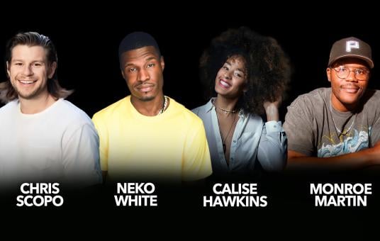 Monroe Martin, Calise Hawkins, Neko White, Chris Scopo