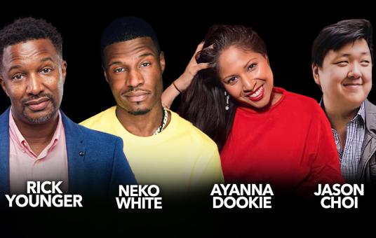 Neko White, Rick Younger, Ayanna Dookie, Jason Choi