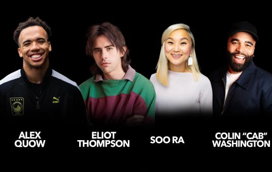 Eliot Thompson, Soo Ra, Colin Cab Washington, Alex Quow