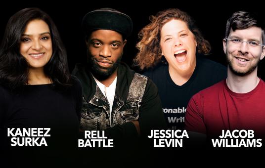 Rell Battle, Jacob Williams, Jessica Levin, Kaneez Surka