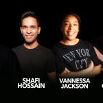 Vannessa Jackson, Nick Tilleli, Shafi Hossain, Jarrett Campbell