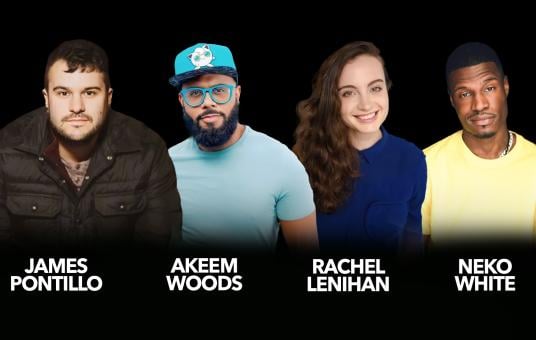 Akeem Woods, Rachel Lenihan, Neko White, James Pontillo