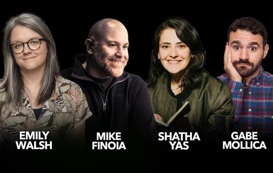 Emily Walsh, Mike Finoia, Shatha Yas, Gabe Mollica