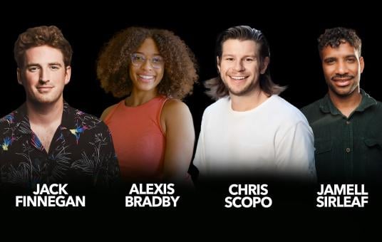 Jack Finnegan, Alexis Bradby, Chris Scopo, Jamell Sirleaf