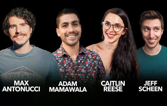 Jeff Scheen, Max Antonucci, Caitlin Reese, Adam Mamawala