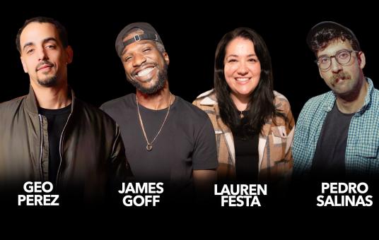 Geo Perez, James Goff, Pedro Salinas, Lauren Festa