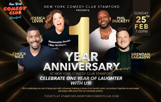 One Year Anniversary Showcase ft. Chuck Nice, Jessica Levin, Brendan Sagalow, Phil Duckett